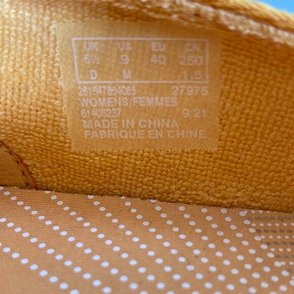 Clarks Cloudstepper Breeze Step Casual Orange Shoes 9 - Picture 7 of 8